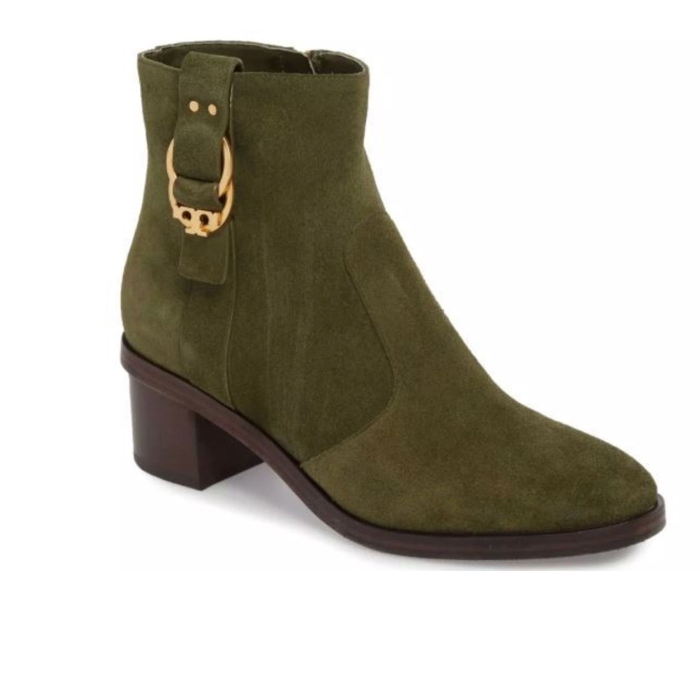 NIB TORY BURCH MARSDEN SUEDE ANKLE BOOTIE